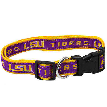 Pets First Adjustable LSU Tigers Dog Collar at Tractor Supply Co.
