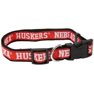 Pets First Adjustable Nebraska Cornhuskers Dog Collar