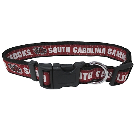 Pets First Adjustable South Carolina Gamecocks Dog Collar