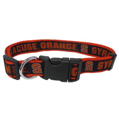 Pets First Adjustable Syracuse Orange Dog Collar