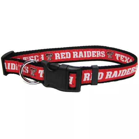 Pets First Texas Tech Red Raiders Adjustable Dog Collar Dog Basic Collars