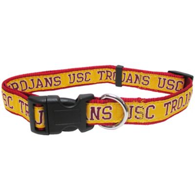 Pets First Adjustable USC Trojans Dog Collar