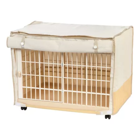 IRIS USA Plastic Covered Small Animal Cage 33.31 in x 22.95 in White Small Pet Cages