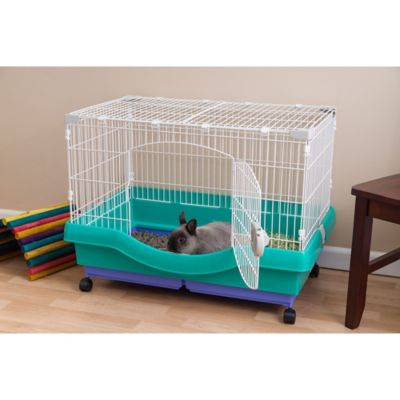 Image showing  Mobile Wire Small Animal House, 33.11 in. x 20.71 in., Green