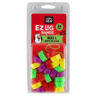 Happy Hen Treats EZ Poultry Leg Bands, Large, 24 pk.