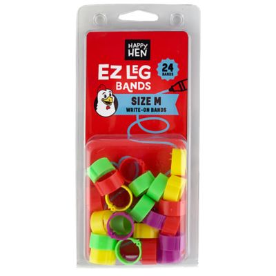 Happy Hen Treats EZ Poultry Leg Bands, Medium, 24 pk.