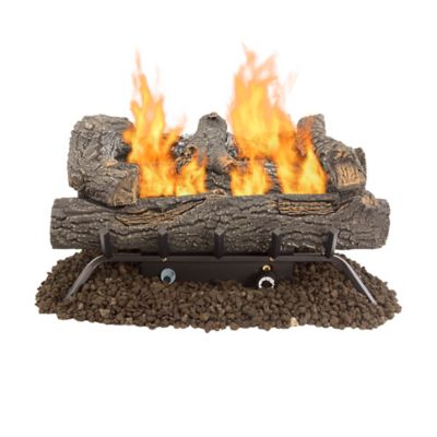 Pleasant Hearth 18 In Southern Oak Vent Free Gas Log Set At