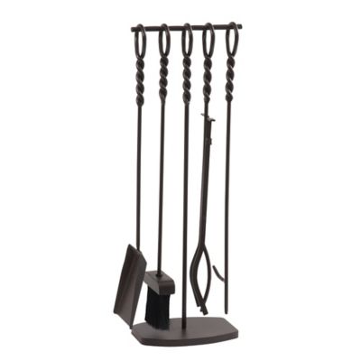 Pleasant Hearth Waverly Fireplace Tool Set, 12.5 in. x 7.25 in. x 29 in., 5-Pack