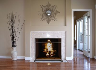 Image showing 6 th Pleasant Hearth Selene Mesh Fireplace Screen