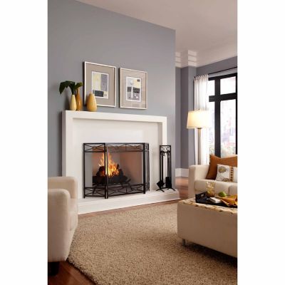 Image showing  54 in. x 32 in. Sheffield Mesh Fireplace Screen