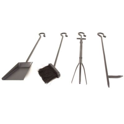 Image showing  Sheffield Fireplace Tool Set, Steel, 5-Pack