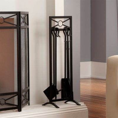 Image showing 5 th Pleasant Hearth Sheffield Fireplace Tool Set, Steel, 5 pk.