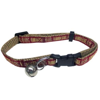 Pets First Adjustable Florida State Seminoles Cat Collar