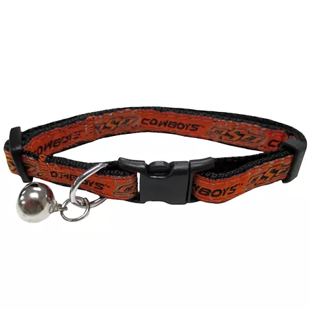 Pets First Oklahoma State University Cowboys Adjustable Cat Collar Cat Collars & Harnesses