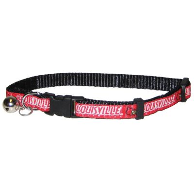 Pets First Adjustable Louisville Cardinals Cat Collar