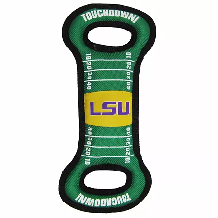 Pets First LSU Tigers Dog Field Toy Dog Rope & Tug Toys