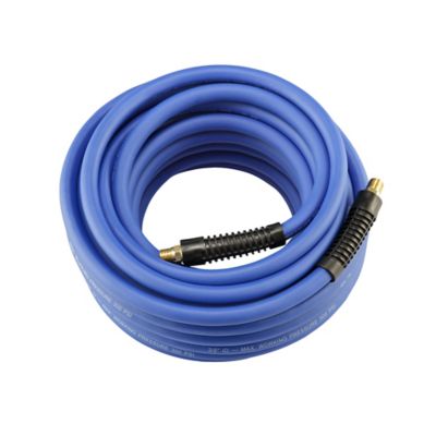 Image showing  3/8 in. x 50 ft. Hybrid Extreme Flex Air Hose, 300 PSI, Blue