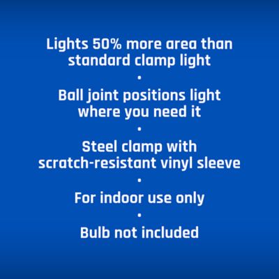 Image showing  250W Adjustable Clamp Brooder Light with Switch, 10.5 in.