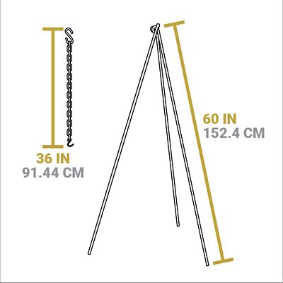 Image showing  60 in. Camp Tripod