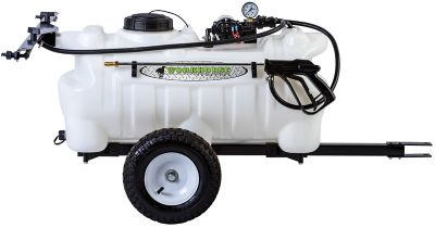 WorkHorse Sprayers 25 gal. Deluxe Trailer Sprayer with 2-Nozzle Breakaway Boom