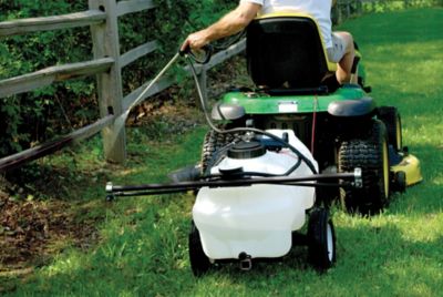 Image showing  25 gal. 2-Nozzle 12V Deluxe Trailer Sprayer with Breakaway Boom