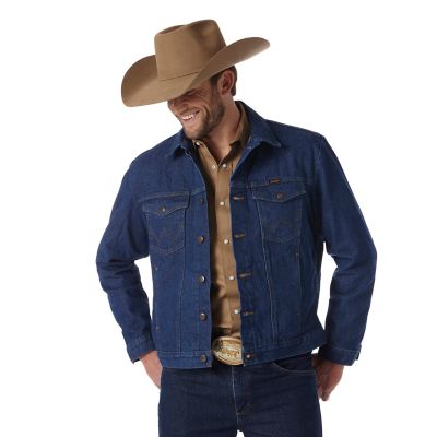 mens wrangler denim jacket