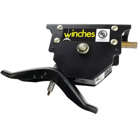 Lippert Components Spare Tire Winch with Offset Cable Spare Tire Carriers