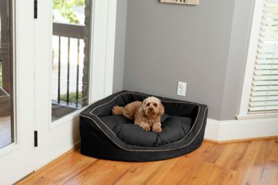 Image showing  Luxury Micro Suede Corner Pillow Dog Bed