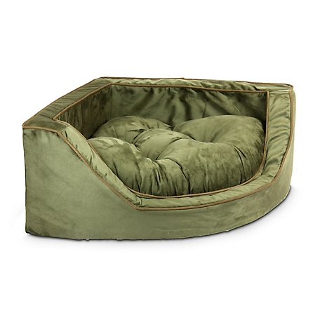 Snoozer Luxury Micro Suede Corner Pillow Dog Bed