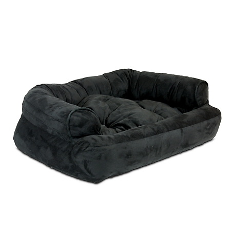 Snoozer Luxury Micro Suede Overstuffed Sofa Dog Bed