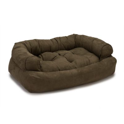 Snoozer Luxury Micro Suede Overstuffed Sofa Dog Bed