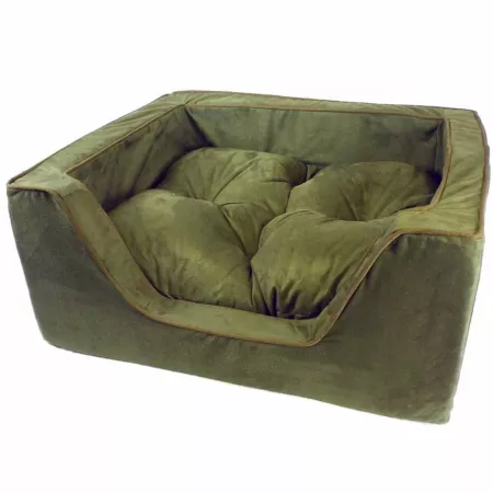 Snoozer Micro-Suede Luxury Square Pillow Dog Bed Bolster Dog Beds