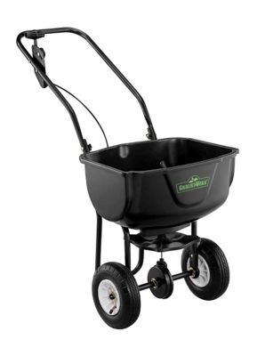GroundWork 50 lb. Capacity Push Broadcast Spreader with Metal Controller