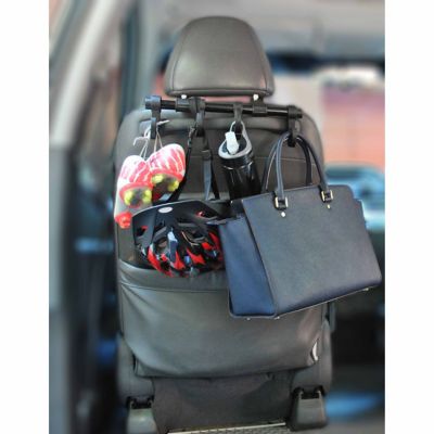 Image showing  4-Hook Vehicle Headrest Multi-Hanger, 2 pc.