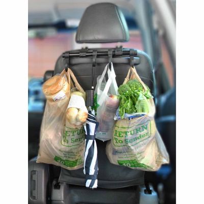 Image showing  4-Hook Vehicle Headrest Multi-Hanger, 2 pc.