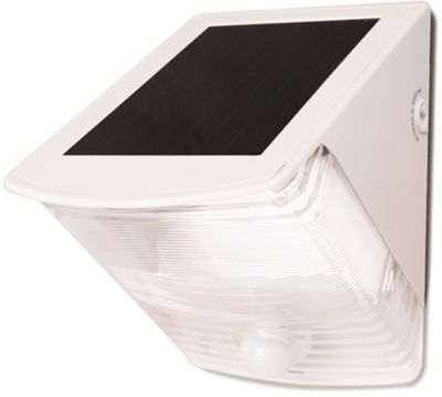 MAXSA Innovations Solar-Powered Motion-Activated Wedge Light, White