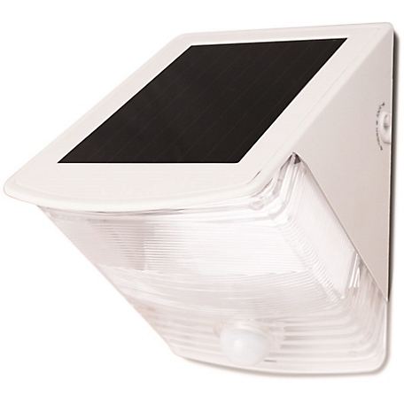 MAXSA Innovations Solar-Powered Motion-Activated Wedge Light, White