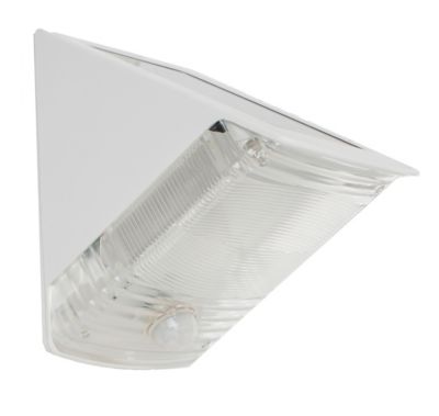 Image showing  90-Lumen Solar-Powered Motion-Activated Wedge Light, White