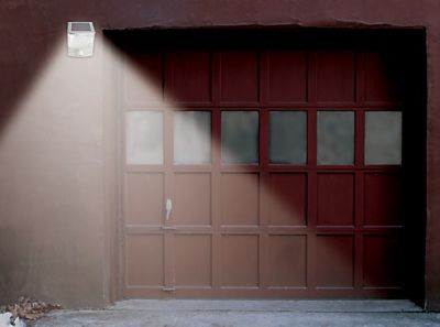 Image showing  90-Lumen Solar-Powered Motion-Activated Wedge Light, White