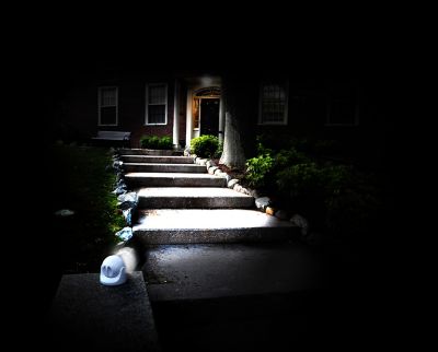 Image showing  220-Lumen Anywhere Solar Motion Sensor Light, White