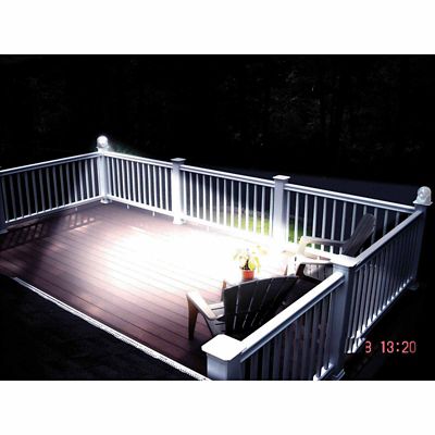 Image showing  220-Lumen Anywhere Solar Motion Sensor Light, White