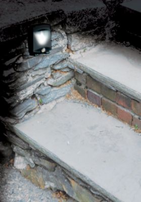 Image showing  15 Lm Battery-Powered Motion-Activated Outdoor Wall Night Lights, 10 pk.