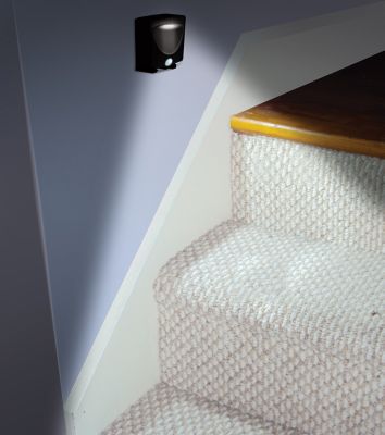 Image showing  15 Lm Battery-Powered Motion-Activated Outdoor Wall Night Lights, 10 pk.