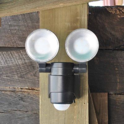 Image showing  320-Lumen Battery-Powered Dual Head LED Spotlight