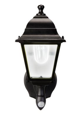 MAXSA Innovations Battery-Powered Motion-Activated Wall Sconce Light, Black