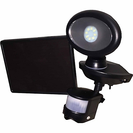 MAXSA Innovations Solar Security Light and Camera, Black