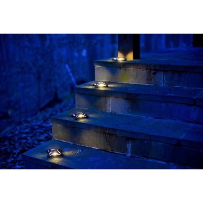 Image showing 8 th MAXSA Innovations Ninja Stars Solar LED Accent Deck Lights, 4-Pack