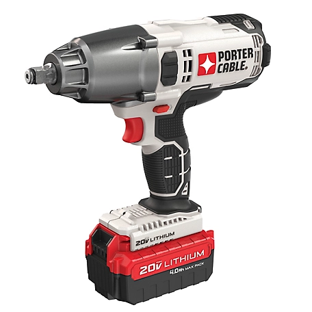 PORTER-CABLE 1/2 in. Drive 260 ft./lb. 20V Lithium-Ion Brushless / Cordless Impact Wrench, PCC740LA