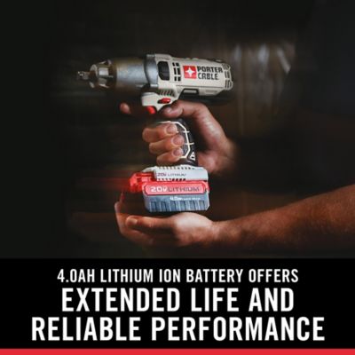 Image showing 5 th PORTER-CABLE 1/2 in. Drive 260 ft. lb. 20V Lithium-Ion Brushless/Cordless Impact Wrench