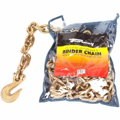Forney 3/8 in. x 14 ft. Binder Chain, 6,600 lb. Working Load Limit